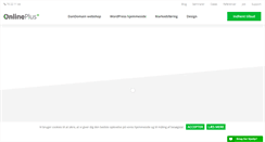 Desktop Screenshot of onlineplus.dk
