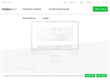 Tablet Screenshot of onlineplus.dk